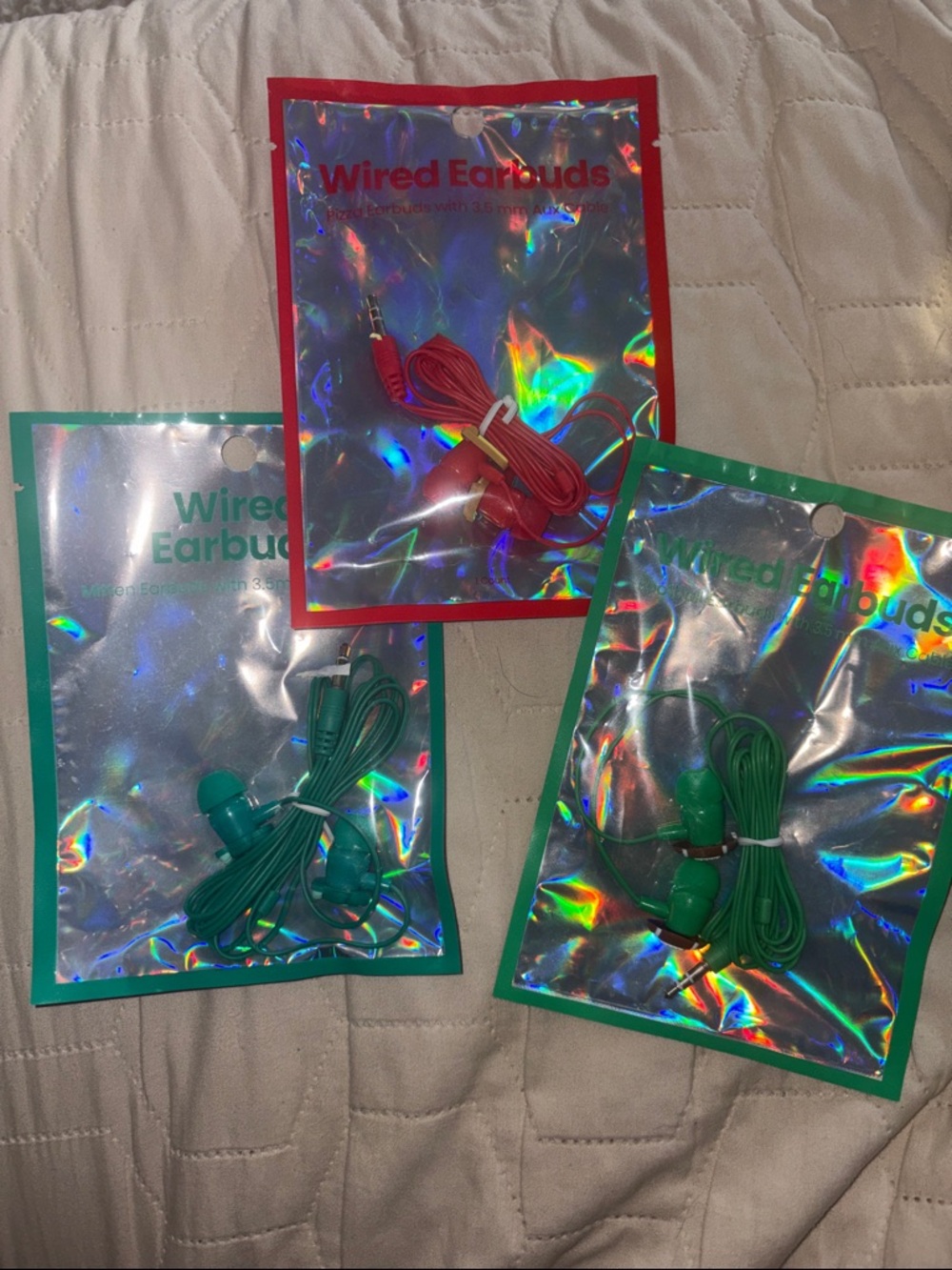 Wired Earbud bundle of 3